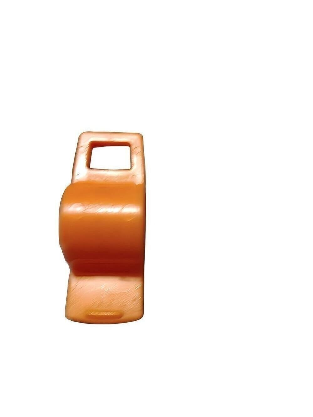 Vintage Fisher Price Orange Whistle Made in USA 1970 W/logo Classic preschool - Picture 2 of 3